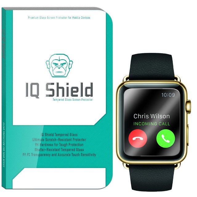 IQ Shield Tempered Glass Apple Watch Screen Protector