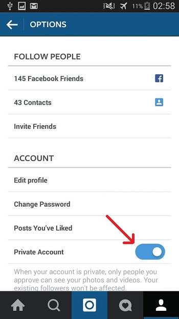 Keeping Your Instagram Account Private