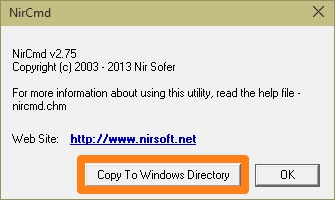 NirCmd Install