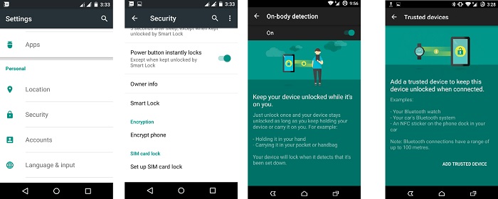 Android Smart Lock Feature