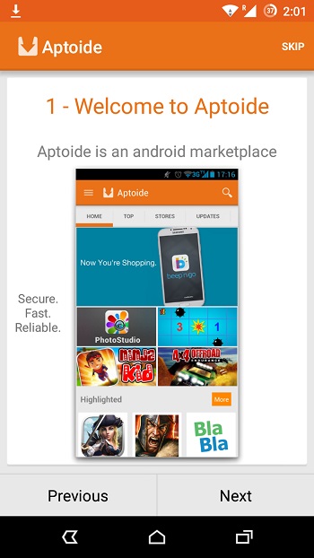 Aptoide App Store - альтернатива Google Play