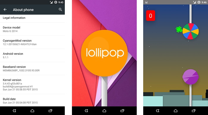 Flappy Android - Android Lollipop Tricks