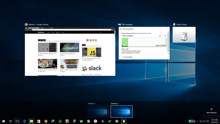 close all virtual desktops windows 10