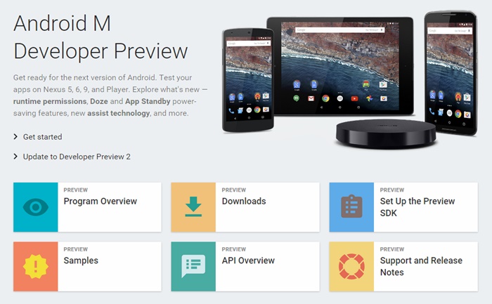 Android M Developer Preview