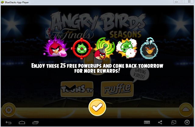 bluestacks angry birds play