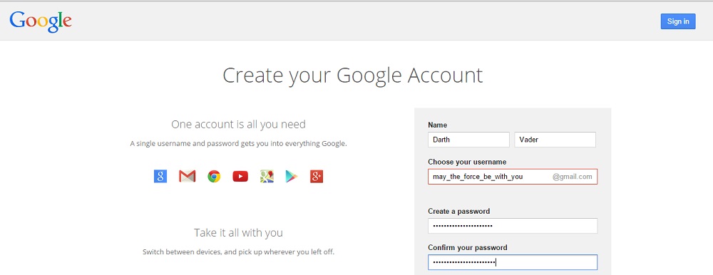 create an anonymous email on Gmail