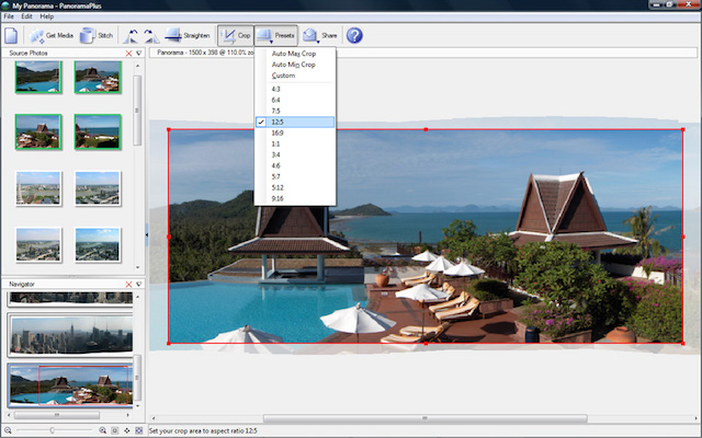 ptgui panorama stitching software