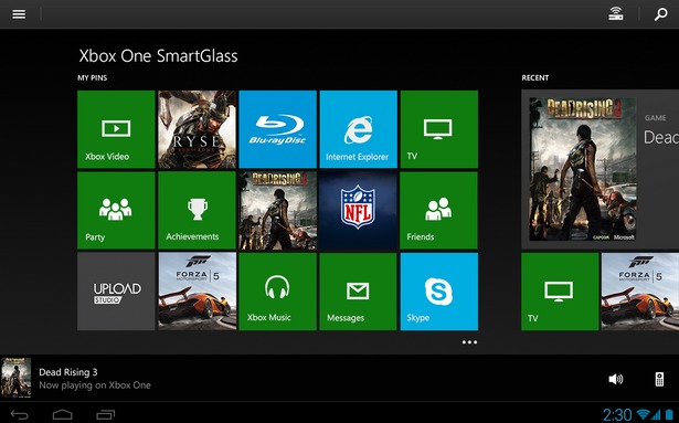 Xbox One SmartGlass