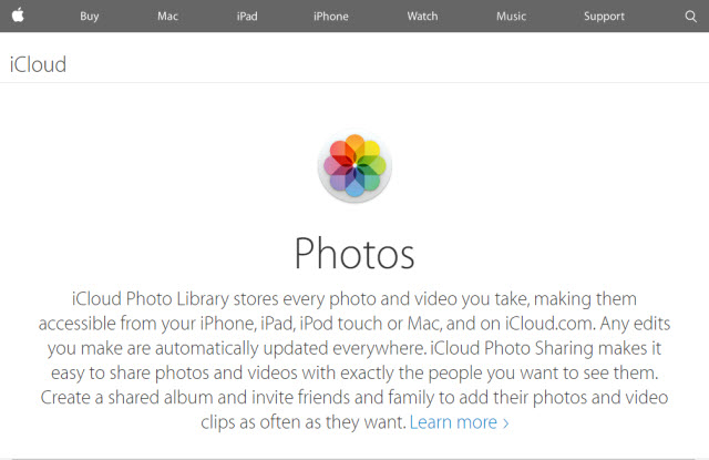 iCloud Photo Library