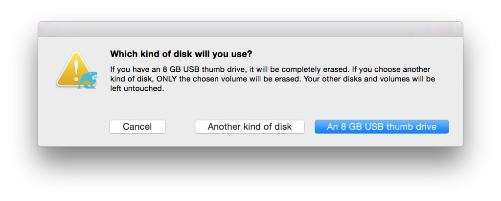 diskmaker x stuck on prepares your disk