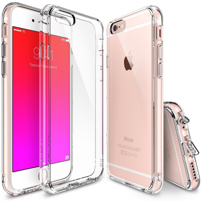 Full Protection Phone Case Shock-Absorbing Migeec Compatible with iPhone 6 Plus Case and iPhone 6s Plus Case Crystal Clear Clear Soft TPU Bumper 