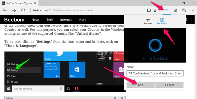 Microsoft Edge Browser Tips and Tricks for Windows 11/10