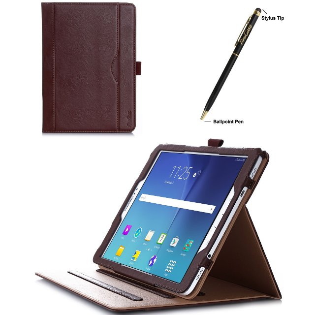 procase samsung galaxy tab s2 9.7 leather stand case