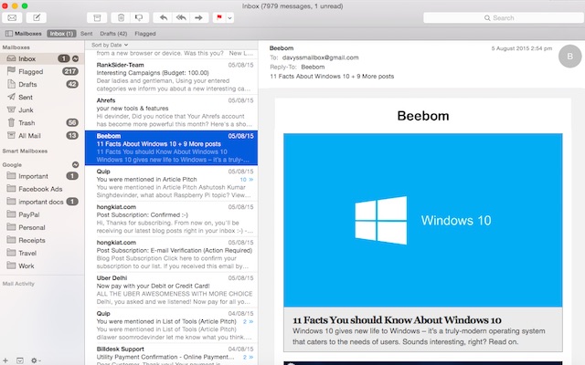 outlook email client alternative for mac