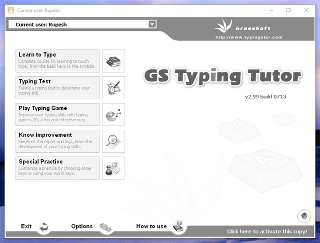 typesy typing login