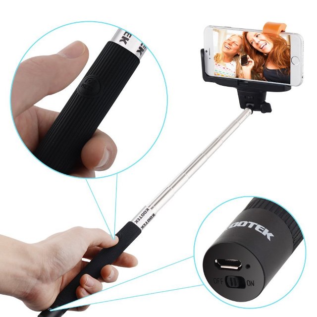Kootek Bluetooth Monopod Selfie Stick