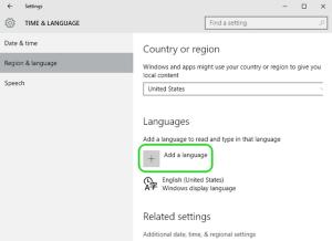 How to Add, Remove and Change Language in Windows 10