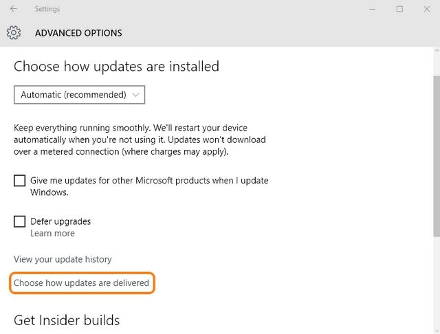 Windows 10 turn off updates