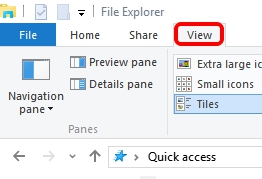 file explorer ribbon