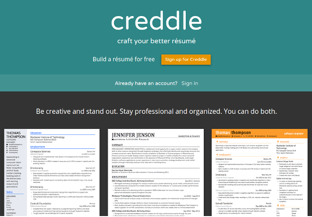 10 Best Online Resume Tools 2015  Free and Paid  - 34