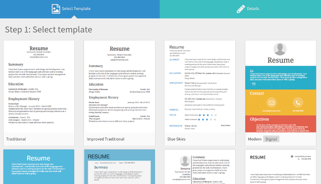 10 Best Online Resume Tools 2015  Free and Paid  - 74