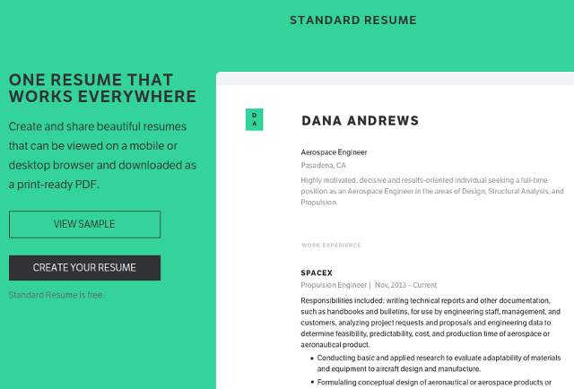 how to do an online resume