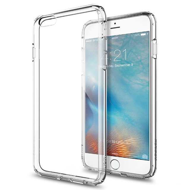 spigen crystal clear iphone 6s plus bumper case