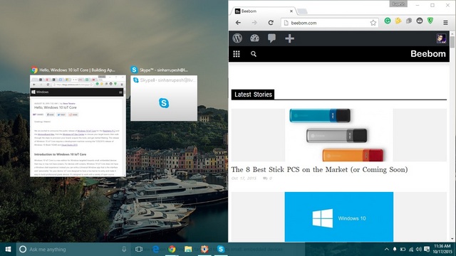 windows 10 snap & virtual desktop