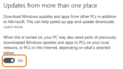 windows 10 updates turn off