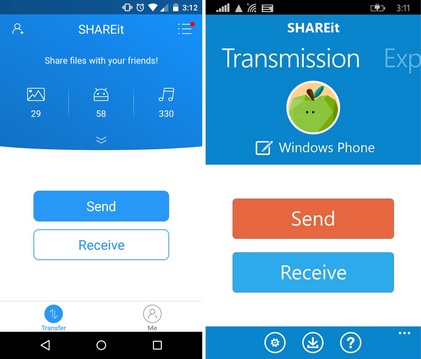 transfer files from windows to android phone