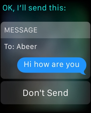 Siri Messages