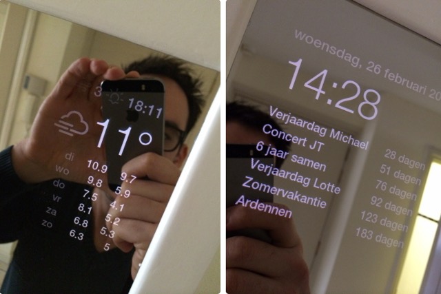 magic mirror - raspberry pi 2 cool projects