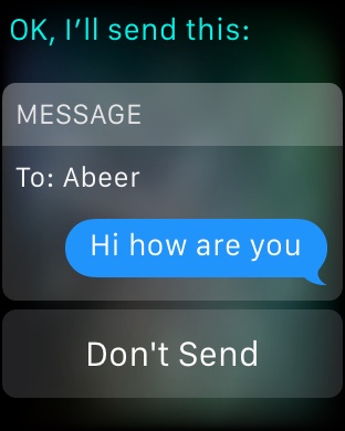 siri messages