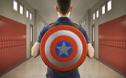 Captain America Shield Backpack - Geeky gifts for Christmas