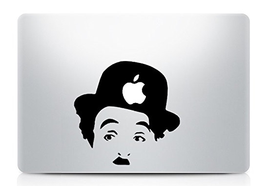 Charlie Chaplin Macbook Decal Sticker