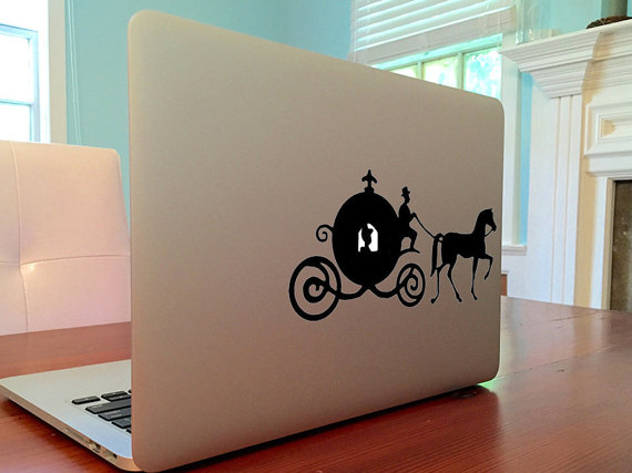 Cinderella Macbook Decal Sticker