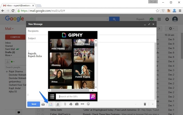 giphy capture chrome extension