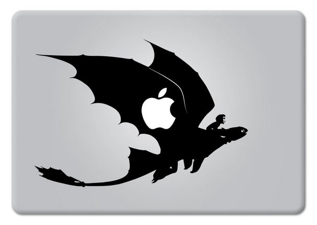 How to train your dragon Macbook Decal Sticker