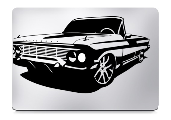 Impala Converticle Macbook Decal Sticker