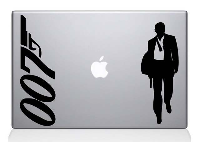 James Bond Macbook Decal Sticker