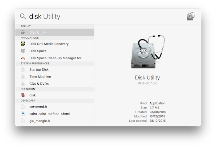 Launch Disk Utility