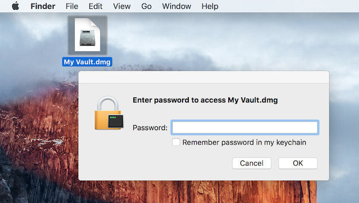 how to password lock a folder on mac