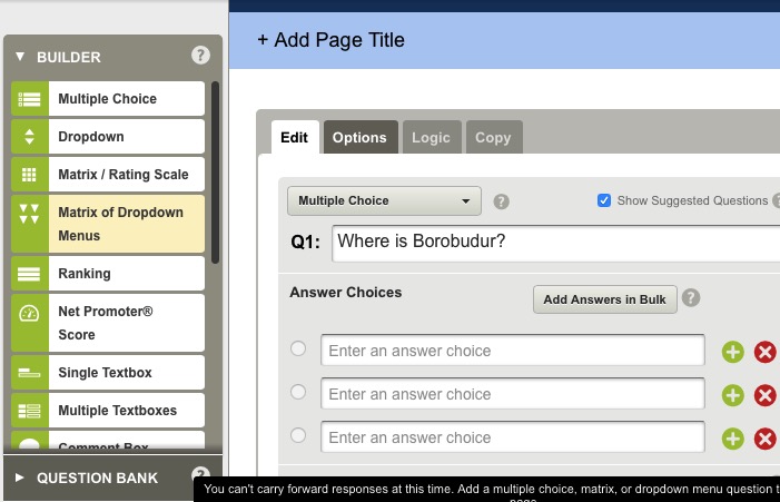 Online Quiz -bb- 11 - SurveyMonkeys