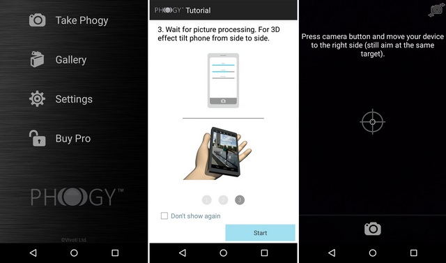 Phogy Android app