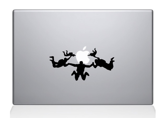 Sky Divers Macbook Decal Sticker