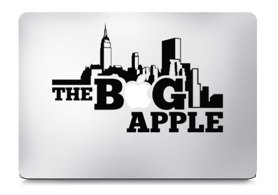 The Big Apple Macbook Decal Sticker