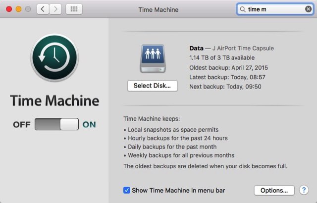 clean mac 02 - time machine