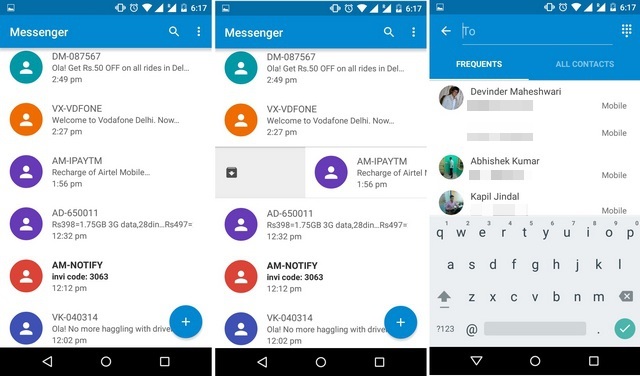 google messenger sms android app