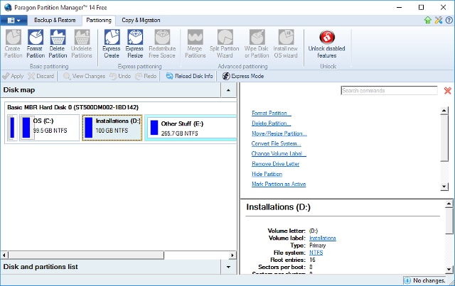 Portable disk manager