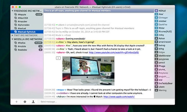 irc chat for mac